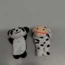 20pcs Different Cartoon Animal Finger Puppets Soft Velvet Dolls Props Toys Easter Basket Stuffers