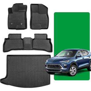 Floor Mats & Cargo Liners for Buick Encore GX AWD 2020-2025 2026 (Not for FWD). TPE All-Weather Trunk Mats for Buick Encore GX, Accessories (4PCS)