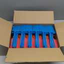 Chunful 500 Pcs Blank Plastic Tags Shipping Tags 3.94"x 2.36" Waterproof Sealing Shipping Labels Bulk Writable Hanging Tag Ties Sealing Strap Reusable Mark Labels for Keys Luggage Logistic(Colored)