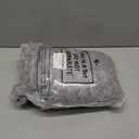 Teenyyou 2 Pcs 20 x 15 Inch Unstuffed Pouf Cover Ottoman Foot Rest - No Filler, Faux Rabbit Fur Foot Stool Floor Bean Bag Floor Chair Storage for Living Room Bedroom Home Decor(Gray) (Grey)