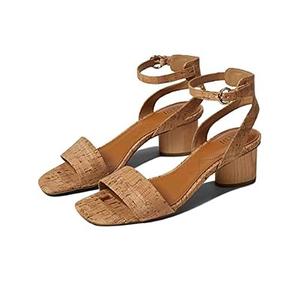 NYDJ Womens Georgia Cork Block Heel Dress Sandal, Natural, Size 8.5