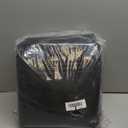 Surmente 5 Pack Black Tablecloth 90 x 156-inch Rectangular Polyester Table Cloth for Weddings, Banquets, or Restaurants