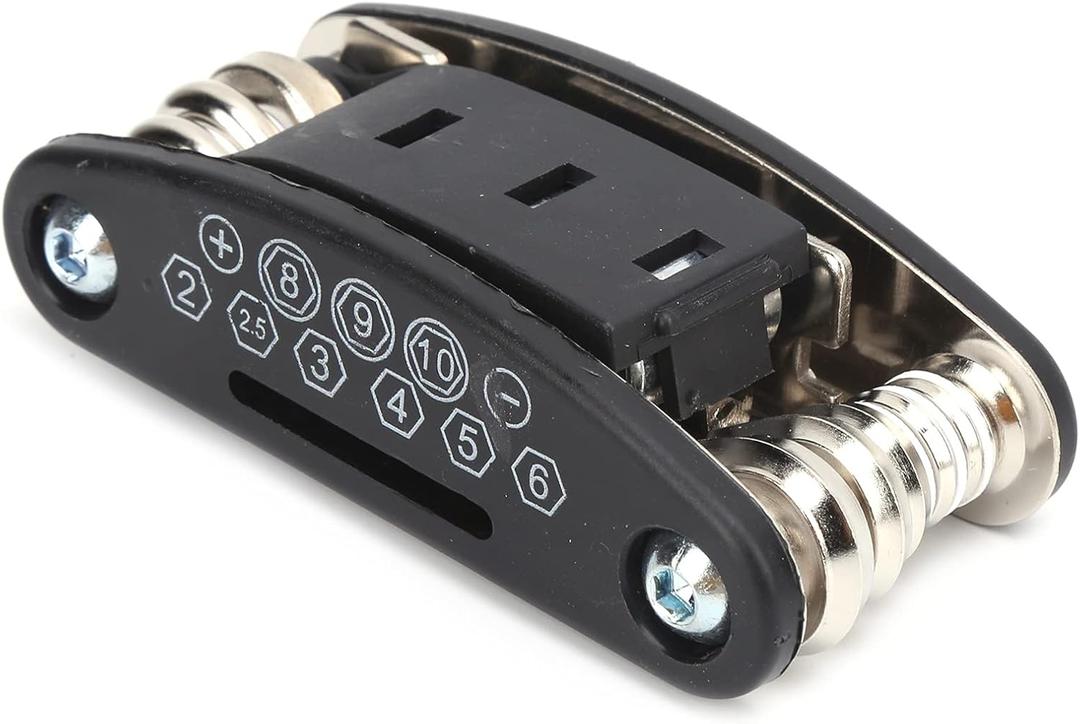 Guitar Multitool, Multi Function Wrench 13 in 1 Combination Repair Adjustment Care Tool
