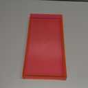 Acrylic Tray for Vanity Makeup, Perfume, Jewelry Holder, Napkin, Neon Pink 12x6'' Decorative Serving Tray for Bathroom, Toilet Tank, Sink Countertop, Living Room, Dresser, Coffee Table, Wedding