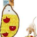 Hedgehog Snuffle Mat for Dogs and Cats Nosework Puzzle Toy for Small Medium Pets, Crinkle Treat Dispenser Toy, Interactive Enrichment Plush for Mental Stimulation and Slow Feeding