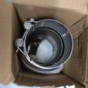 2.5 to 3.5 Inch Exhaust Tip 2.5"Inlet to 3.5"Outlet Exhaust Tips 6.7" Length Muffler Tip 304 Stainless Steel Tailpipe Diesel Exhaust Tip Double Wall Polished Slant Cut Clamp On (Sliver)