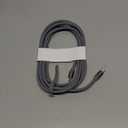 LISEN 10FT USB C Cable Fast Charging, Chubby 240W Cable USB C to USB C Fast Charging Soft Silicone USBC to USBC Parallel Cable for iPhone 17 Pro Max 16 15 Air Samsung S25 Ultra MacBook Pro Air iPad (Grey)