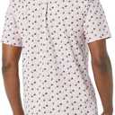 Amazon Essentials Men's Vacation Cotton Button-Down Resort Shirt, Short Sleeve (M)