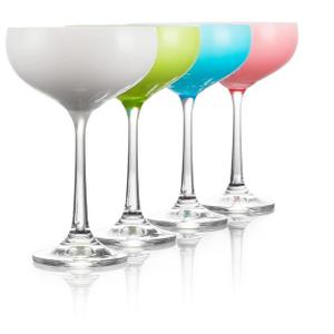 TABLE 12 Wine Glasses, Set of 6, Lead-Free Crystal, Break Resistant