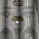 Nitial 6 Pcs Christmas Wine Glasses Set, 6.8 oz Festive Holiday Drinkware with Stem Wineglass Gift, Ideal for Red or White Wine at Christmas Dinners, New Years Family Party Gatherings (Holly Berry)