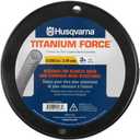 Husqvarna Titanium Force 0.095-Inch, 840-Foot Spooled String Trimmer Line, Professional Grade Copolymer Weed Eater Line with Cutter, Gifts for Men