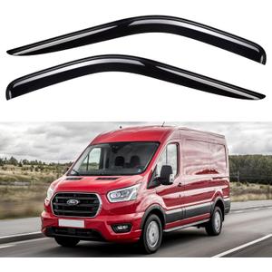 Window Visors Rain Guards Shield for Ford Transit 2014-2025, Out-Channel Window Vent Wind Deflectors Visors Shades for 14-25 Transit