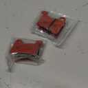DYISLAND MT600 Electric Bike Disc Brake Pad Two Pairs, Suitable for DYISLAND LD-200PLUS LD4X-600 (red/ Semi-Metallic)