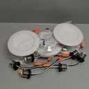 FREELICHT 6 Pack Retrofit LED Recessed Lighting 6 Inch, Selectable 2700K/3000K/4000K/5000K/6000K, Dimmable Flat LED Can Lights, 10W=110W, 1000LM, IC & Damp Rated, ETL & FCC, White