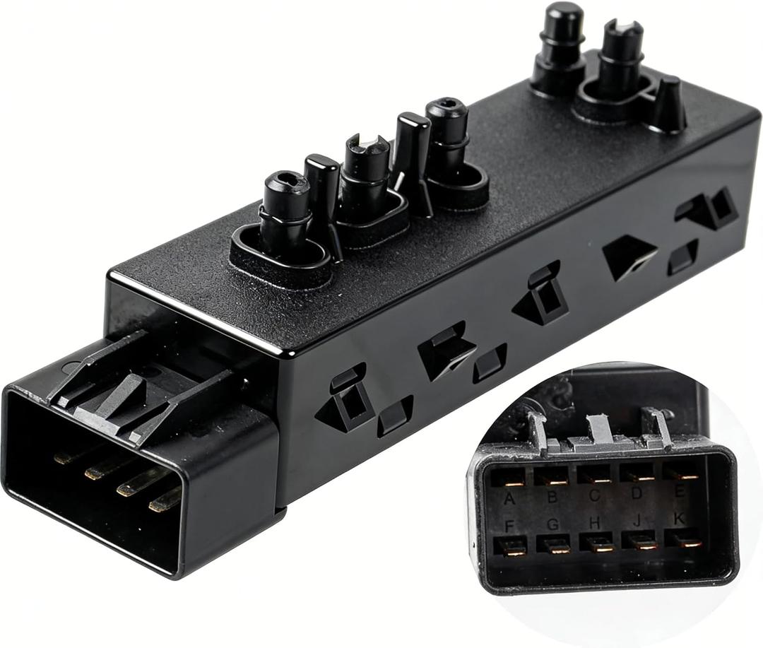 Upgraded Silverado/Sierra/Yukon Front Right Passenger 8 Way Power Seat Control Adjustment Switch Compatible with 2007-2013 Sierra Yukon Avalanche Silverado Suburban Lacrosse, 12451498