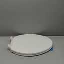 KOHLER 20110-0 Brevia, Slow Close Toilet Seat, Elongated Toilet Seat, Grip-Tight Bumpers Quick-Attach Hardware, White