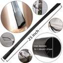 12Pcs Universal Vacuum Attachment Professional Shop Vac Accessories Wet Dry Vacuum Hose Adapter with Hair Brush Extension Wand Flexible Crevice Tool fit 2 1/2" to 1 1/4" and 1 7/8" to 1" Vacuum Hose
