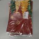 3 x Merry Christmas Garden Flag, Christmas Trees Yard Flag 12x18 Double Sided Red Outdoor Decorations, Winter Trees Holiday Decor Welcome Burlap Garden Flag Rustic Outdoor Farmhouse Xmas for Porch Yard