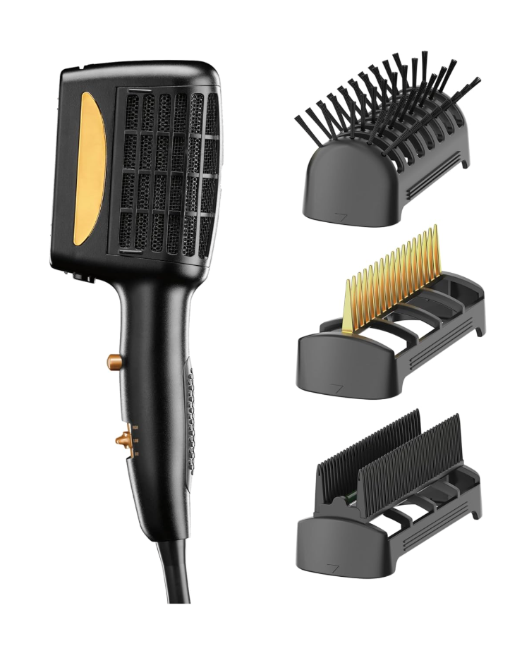 INFINITIPRO BY CONAIR 3in1 Styling Hair Dryer, 1875W Hair Dryer and 3 Attachments