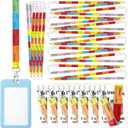 Tinlade 20 Set Nurses Week Anesthesia Team Gifts, CRNA Nurse Anesthetist Appreciation Lanyards Badge Holders and Thank You Cards Medication Label Gifts for OR Pacu Nurses Hospital