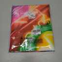 BlissYard Gingerbread House Christmas Blacklight Tapestry Neon Glow in the Dark Candy Tree Gift UV Reactive Holiday Wall Hanging for Bedroom Living Room Kids Party Decor 78x59 Inch