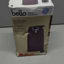 bella Electric Can Opener and Knife Sharpener, Removable Cutting Lever, Cord Storage, Stainless Steel Blade, Plum