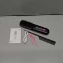 Hair Straightening Irons, Portable Straightener Brush, Cordless Hair Straightener Comb, Rechargeable Portable Hair Straightener for Women (Black)