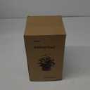 AlphaAcc Artificial Plants Decor Greenery Fake Succulents Indoor Potted Fake Plant with Rustic Black Clay Planter for Farmhouse Room Bathroom Bedroom Kitchen Office Table Desk Decor (12.8" H)