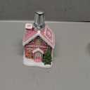 Avanti Linens - Lotion Pump/Soap Dispenser, Durable Hand-Painted Resin, Countertop Accessories, Holiday Home Decor (Sparkle House)