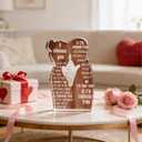 Valentine Day Acrylic Plaque Sign Romantic Gifts Engraved I Choose You for Home Acrylic Desk Decor Boyfriend Girlfriend Anniversary Birthday Gift Ideas for Her Him Couple Gift