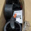 Wagon Carts Foldable 420LBS Weight Capacity Collapsible Wagon with Big All-Terrain Wheels, Heavy Duty Beach Wagons Cart with Cup Holders for Camping, Garden, Sports, Grocery pcs