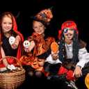 Pirate Costume Wig Set Halloween Dress Up Pirate Wig Bandana Eye Patch Theme Party Pirate Cosplay Accessories