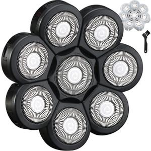 8 Blade Replacement Heads Electric Razor Shaver (8D Black)