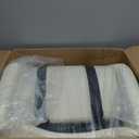 Dog Car Seat for Small/Medium Dogs, Memory Foam Dog Booster Seat, Travel Safety Per Car Seat with Washable Removable Cover, Storage Pockets for Dogs up to 35 lbs (White, Small)