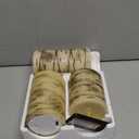 Flameless Candle LED Candles Hand Painted Birch Bark Effect Recessed Light String Candle Set of 3(H4,5,6") Ivory Real Wax Pillar Battery Operated Candles with Dancing LED Flame 10-Key Remote Control