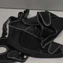 Adjustable Dog Knee Brace with Leash, Hind Leg Support for Joint Pain, ACL Injury Recovery, Anti-Lick Wrap Harness Set (Black5)