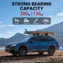 300lbs Roof Rack Cross Bar Compatible with Subaru Outback Wilderness 2022-2025 (Only Fit Wilderness), Aluminum Roof Rails Crossbar for Rooftop Cargo Kayak Bike Snowboard