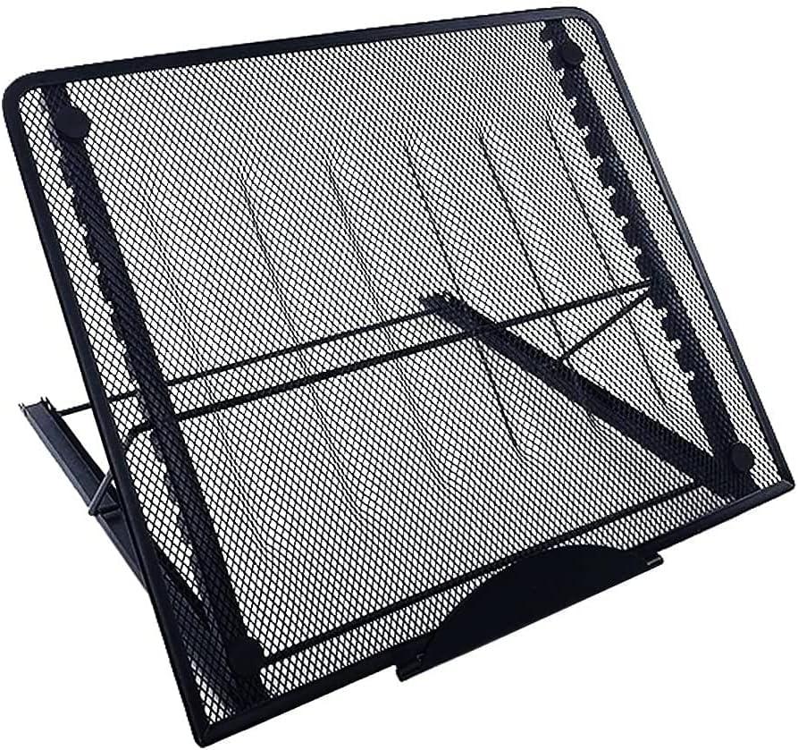 A3/A2 Light Pad Metal Stand - 12 Angles Adjustable Non-Skidding Holder for Laptop, Light Board/Box/Table, Tracing for 5D Diamond Painting | Sketching | Drawing