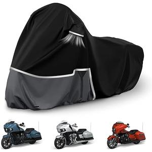Waterproof Motorcycle Cover Replace for Indian Scout/Scout Bobber/Chief, 420D Oxford Cloth Customized Motorcycle Cover for Snow Rain Dust Protection (Scout)