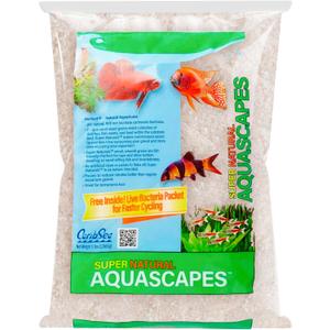 CaribSea Super Naturals Crystal River Sand for Aquarium  10 lb  Natural Aquascape Sand  pH Neutral  Fish-Friendly, No Paints or Dyes  Safe for All Aquariums