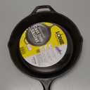 Lodge 10.25 Inch Cast Iron Skillet  Pre-Seasoned Frying Pan with Teardrop Handle  Oven, Stovetop, Grill & Campfire Use  Made in USA  Durable, Non-Toxic, Even-Heating Cookware  Black