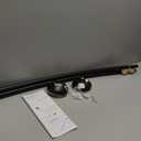 Zenna Home Rustproof Curved Shower Curtain Rod, No Drill Tension or Permanent Mount Adjustable Curved Shower Rod for Bathroom, Easy Install, Rounded for Extra Room, 50 to 72 Inches, Matte Black