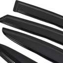 4-Pack Side Window Vent Visor Rain Guard Wind Shade Deflector JDM Style Black Replacement for 2015-2019 WRX STI Sedan 4-Door