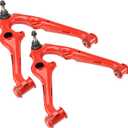 2PC Front Lower Control Arms for 2014-2018 Chevy Silverado GMC Sierra 1500, 2015-2020 Chevy Suburban, Tahoe, GMC Yukon/Yukon XL, Cadillac Escalade/Escalade ESV K623298 K623299 (Red)