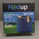 Garden Hose 100FT Water Hose with Nozzle,Flexible Lightweight Garden Hose for OutdoorUse, Watering, and Cleaning (Blue)