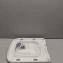 MinSha Square Toilet Seat replacement Soft Close PP with Easy Install