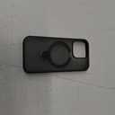 TORRAS Upgraded 360 Spin Magnetic Stand for iPhone 16 Pro Case, Fit for MagSafe, Built-in Kickstand & Ring Holder, Mil-Grade Protective Soft Edge Translucent Case for iPhone 16 Pro, Black 6.3''