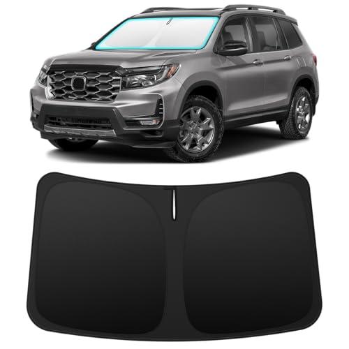 INSAUTO Custom Fit Windshield Sun Shade Accessories for Honda Passport 2019-2026, Foldable Front Window Sunshade, UV & Heat Reflector, Keeps Interior Cool, Includes Storage Bag