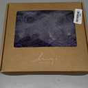 Ling's moment Artificial Flowers Fake Roses Faux Peony Foam Gardenia Combo for DIY Wedding Bouquets Centerpieces Arrangements Bridal Shower Party Home Decorations, Purple, 23pcs