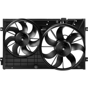 SCITOO Radiator Condenser Cooling Fan Compatible for A3/A3 Quattro for Golf/Jetta/Passat/Rabbit 1K0959455N 621490 620-843